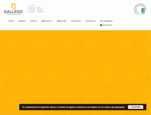 Tablet Screenshot of clinicagallego.net