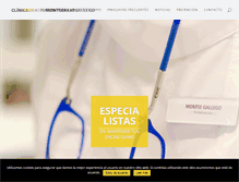 Tablet Screenshot of clinicagallego.com